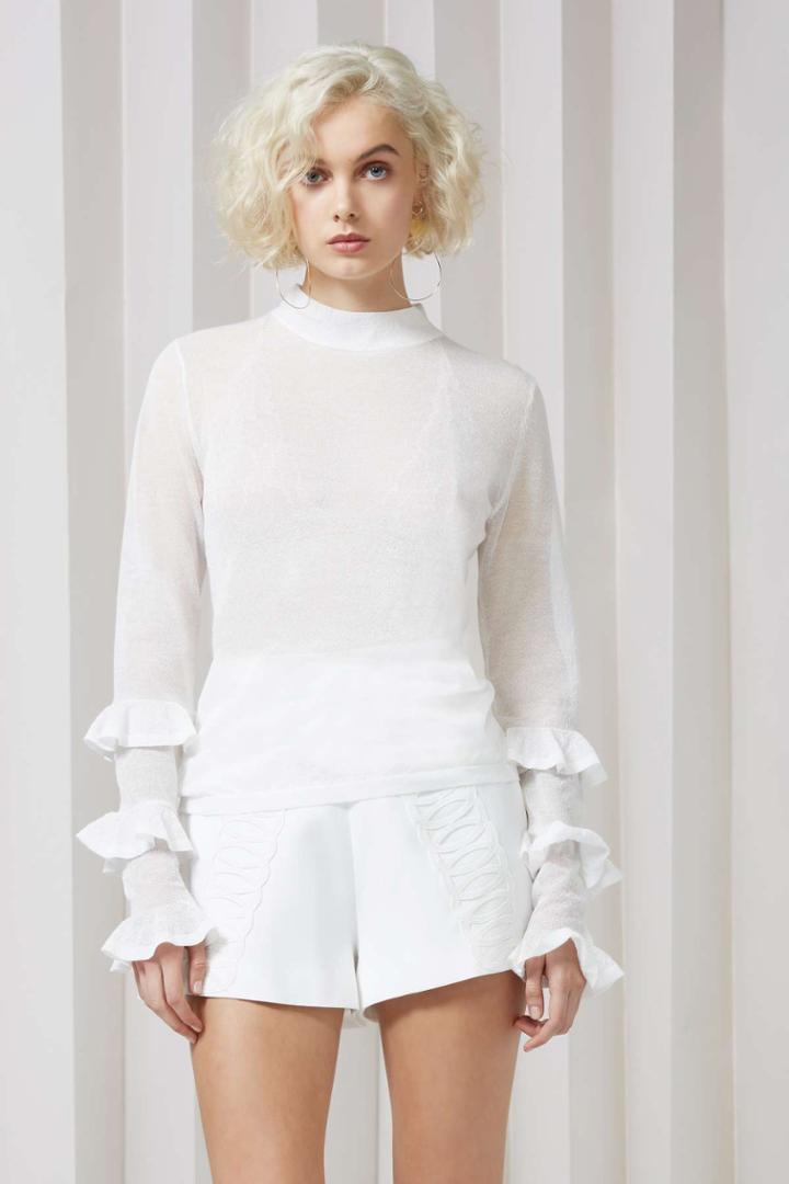 Keepsake Faith Knit Top Ivory
