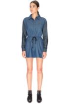 The Fifth Burning Colour Playsuit Contrast Chambray