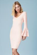 Finders Keepers Finders Keepers Signs Long Sleeve Dress Pinkxxs, Xs,s,m,l