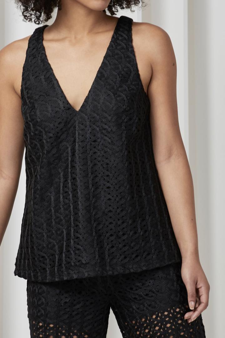 C/meo Collective C/meo Collective Silver Sounds Top Black