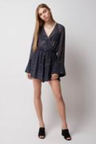 The Fifth The Fifth Someone Sometime Playsuit Grid Print