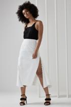 C/meo Collective Silver Sounds Skirt Ivory