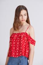 The Fifth Return To Paradise Top Dark Tapestry Print