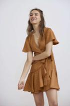 Finders Keepers Vanish Mini Dress Tan Bandanaxxs, Xs,s,m,l
