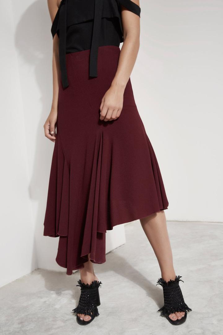 C/meo Collective Autonomy Skirt Mahogany