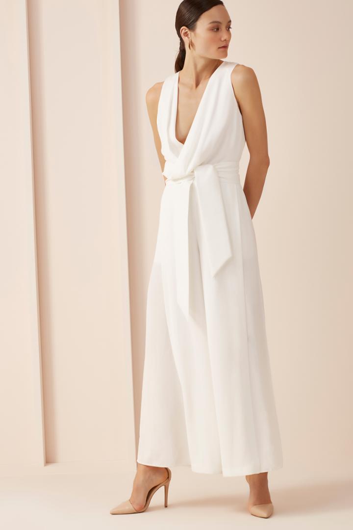 Keepsake Meadows Jumpsuit Ivory