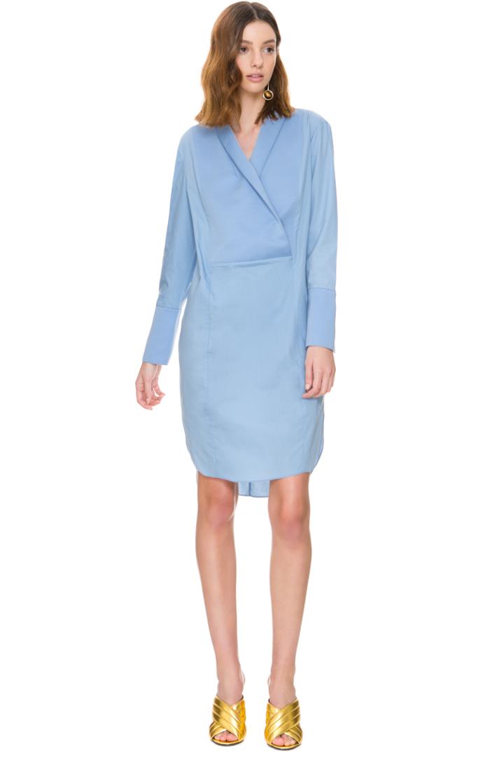 C/meo Collective Make You Stay Long Sleeve Shirt Dress Blue