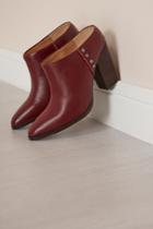 Jaggar Footwear Ridge Heel Berry
