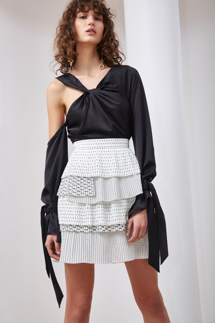 C/meo Collective C/meo Collective Fundament Skirt Ivory Spot