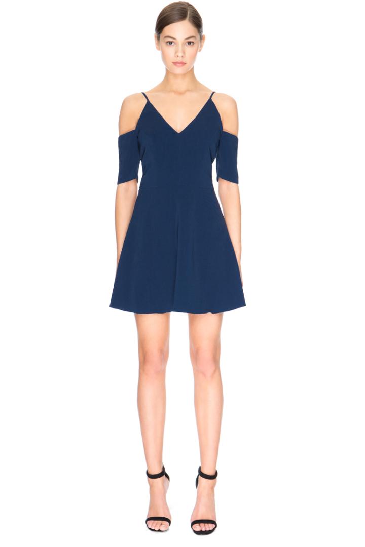 Keepsake Slow Motion Mini Dress French Navy