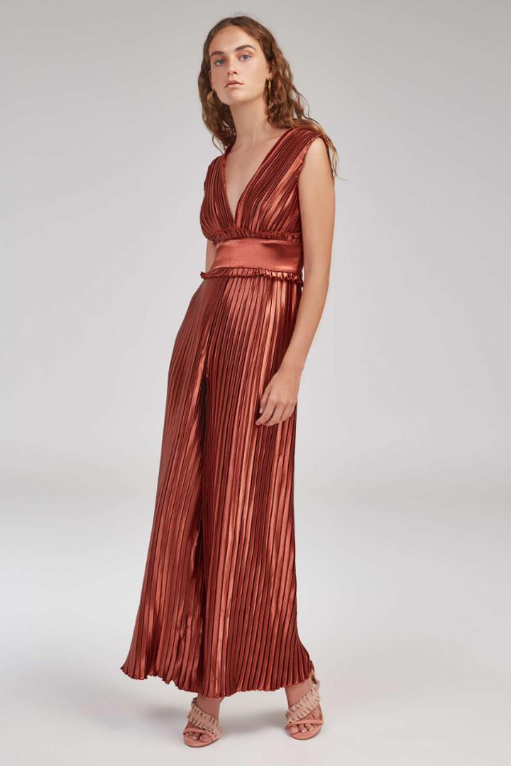 Finders Keepers Stardust Jumpsuit Copperxxs,l,xl