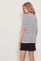 The Fifth The Fifth Shine By T-shirt Black And White Stripe
