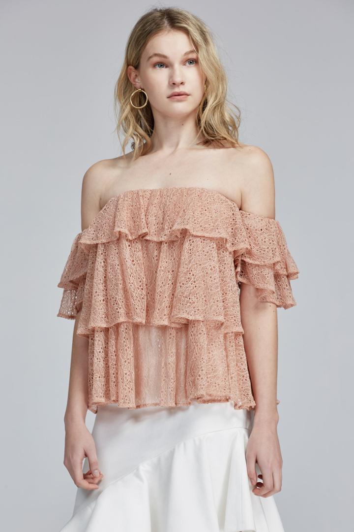 Keepsake Wide Awake Top Blush