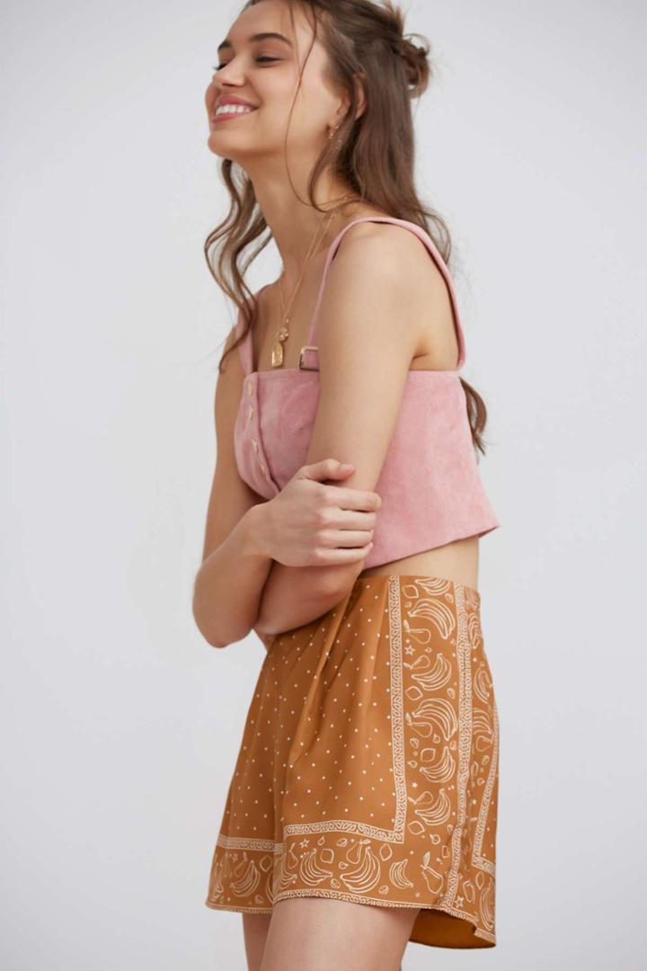 Finders Keepers Vanish Short Tan Bandanaxxs, Xs,s,m,l