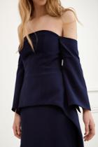 C/meo Collective Element Long Sleeve Bustier Top Navy