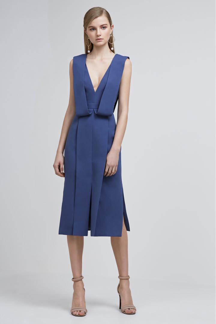 Keepsake Awakening Dress Navy