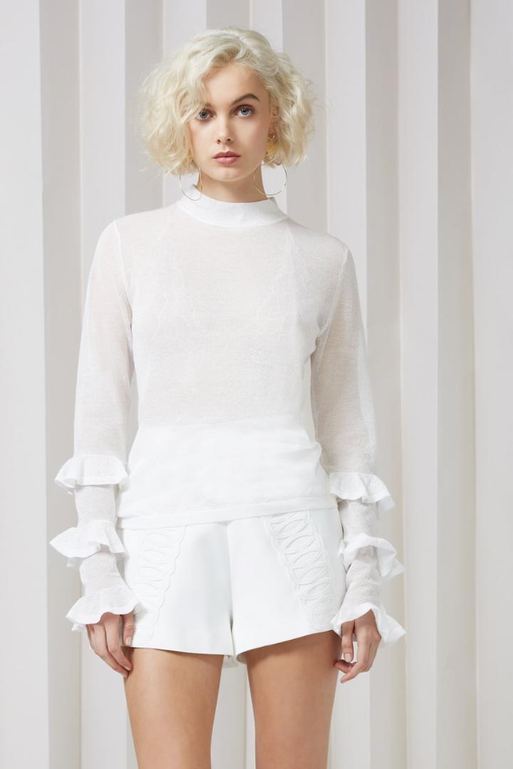 Keepsake Keepsake Faith Knit Top Ivory