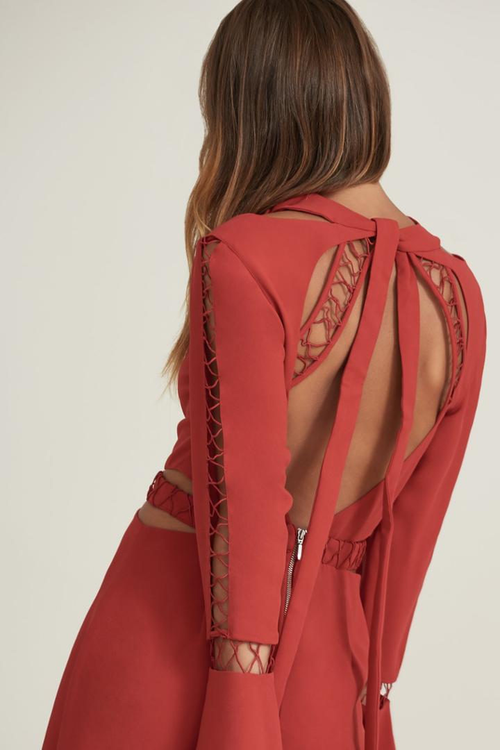 Finders Borderlines Dress Flame