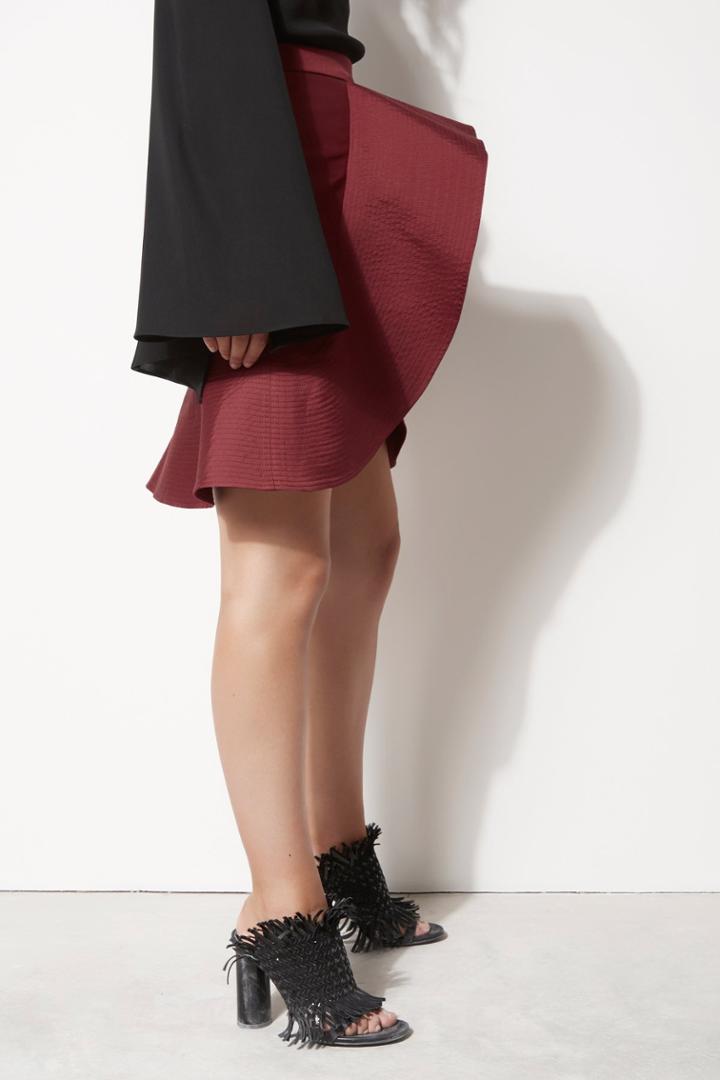 C/meo Collective Extant Skirt Mahogany