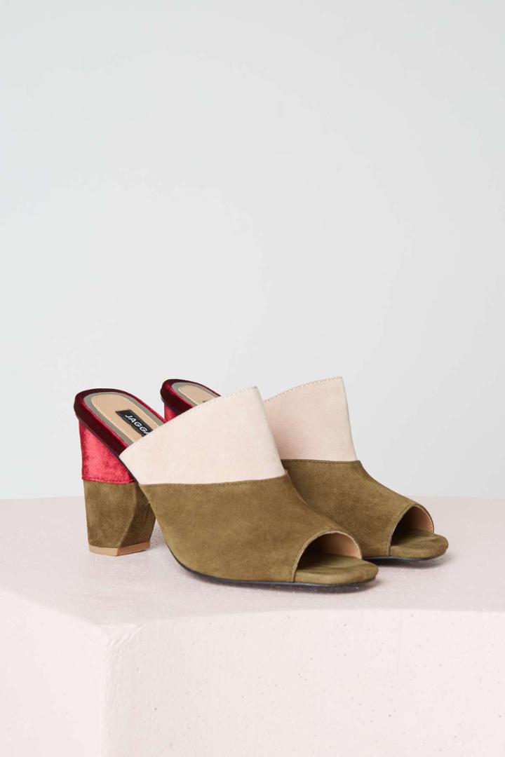 Jaggar Footwear Jaggar Footwear Polar Moon Heel Khaki