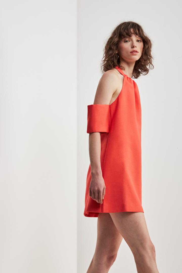 C/meo Collective One World Dress Morange