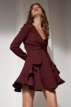 C/meo Collective C/meo Collective Ultralight Long Sleeve Dress Mahoganyxs,s