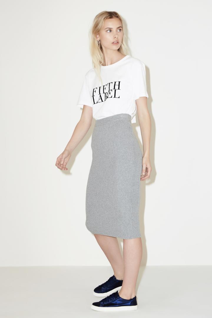 The Fifth The Fifth Galactic Skirt Grey Marlexxs, Xs,s,m,l,xl