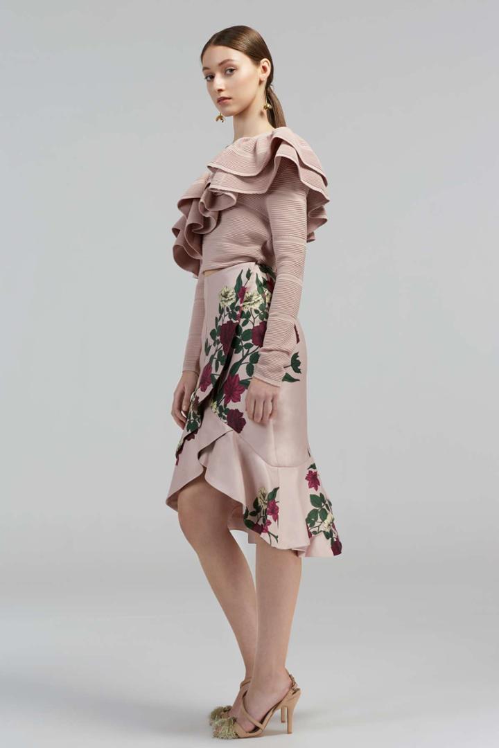 Keepsake Night Lights Skirt Blush Floralxxs, Xs,s,m,l