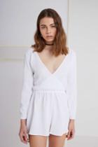 The Fifth The Fifth Sweet Disposition Playsuit White