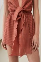 Finders Keepers Pierre Playsuit Papaya