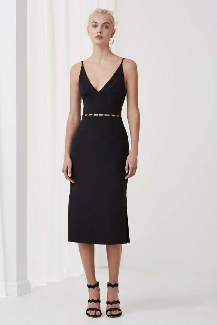 Keepsake Keepsake Signals Midi Dress Black