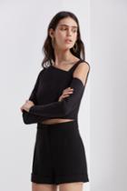 Finders Keepers Latrobe Long Sleeve Top Black