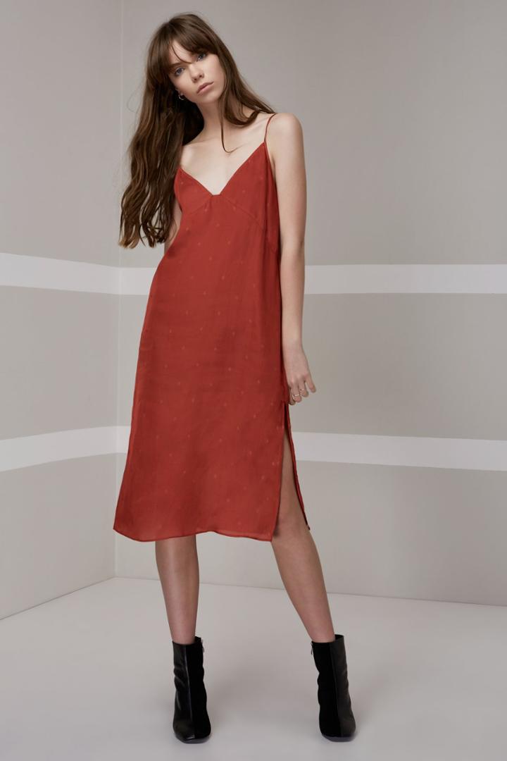 The Fifth Time Stand Still Dress Cinnamon