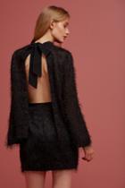 Keepsake Silver Linings Long Sleeve Top Black