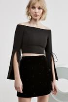 C/meo Collective Allure Pearl Skirt Black