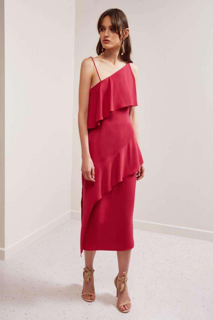 Keepsake No Love Midi Dress Raspberryxxs, Xs,s,m,l,xl