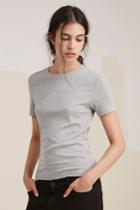 The Fifth Double Take T-shirt Grey Marle