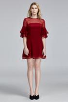 Bnkr Say You Will Mini Dress Plum