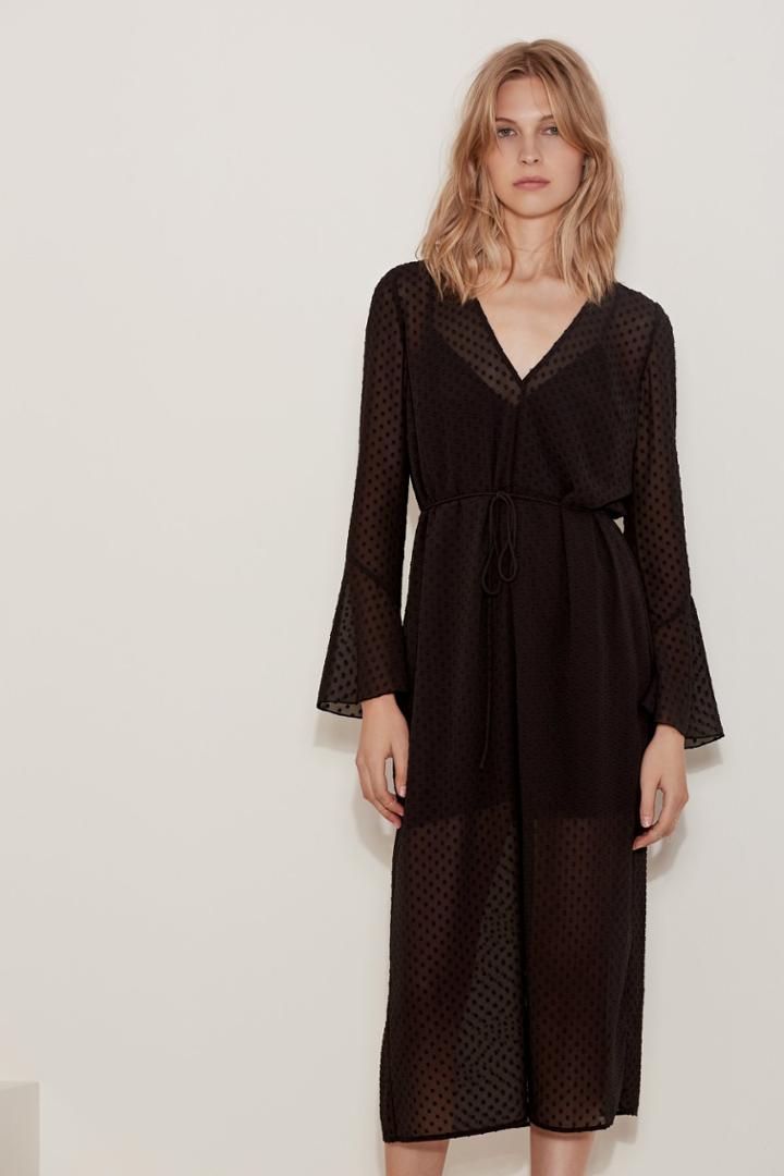 The Fifth Sweet Memories Long Sleeve Dress Black