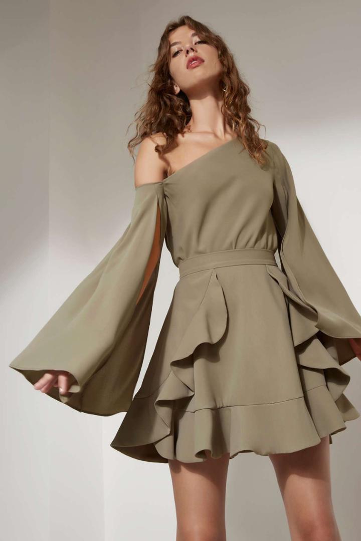 C/meo Collective C/meo Collective Ultralight Skirt Khaki