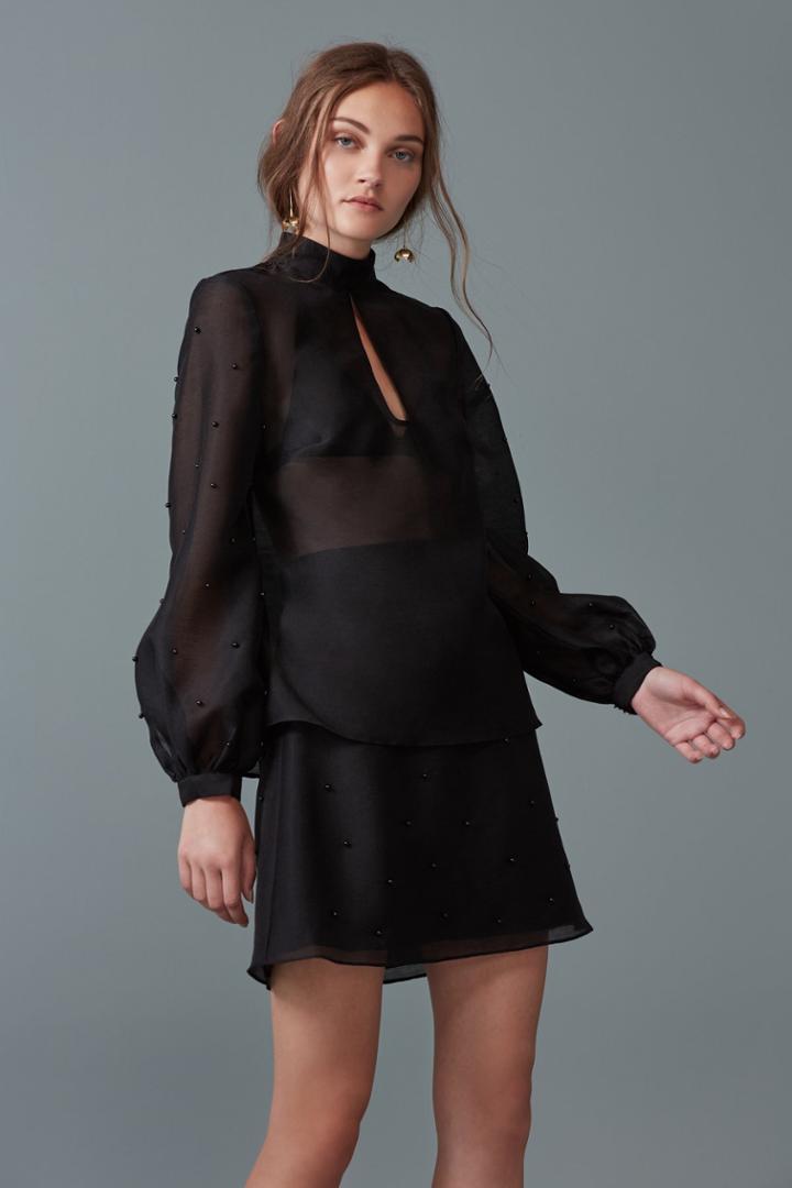 Keepsake Keepsake Call Me Long Sleeve Top Blackxxs, Xs,s,m,xl