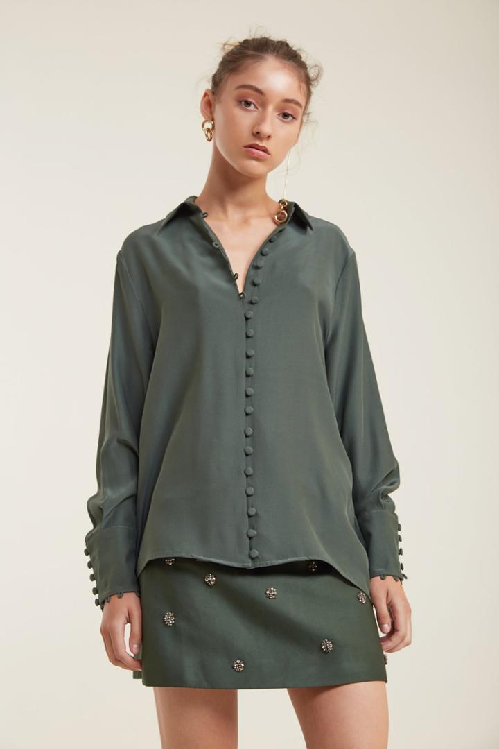 C/meo Collective C/meo Collective Substance Shirt Forestxxs, Xs,s,m