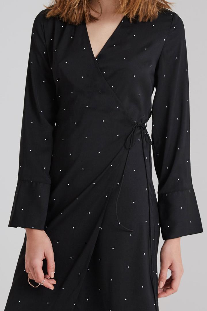 The Fifth The Fifth New Wave Dress Black And White Polka Dot