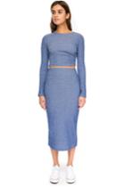 The Fifth Close Your Eyes Skirt Washed Blue
