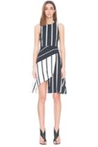 Finders Keepers Every Chance Dress Short Sleeve Black Stripe