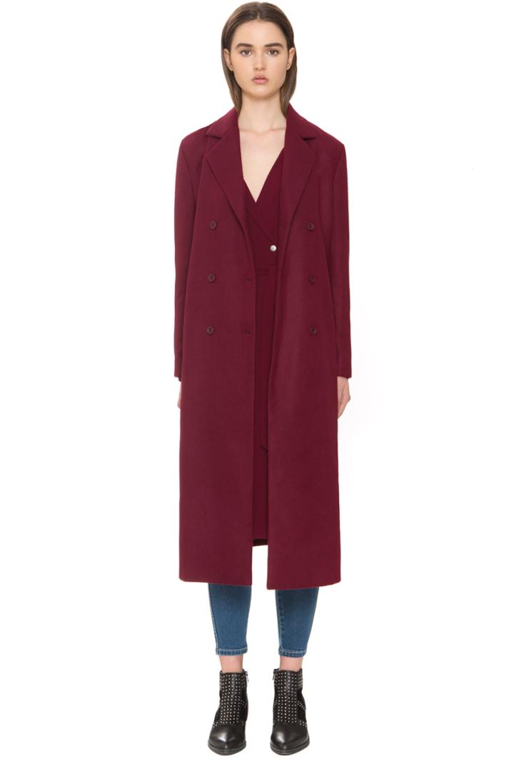 The Fifth Atlas Coat Burgundy