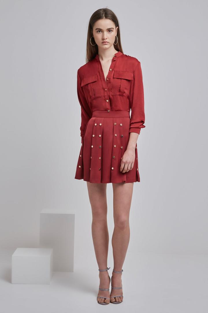 Finders Keepers Finders Keepers Maynard Skirt Rhubarb