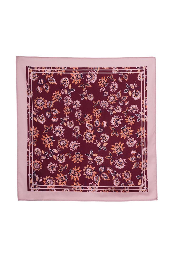 The Fifth Carousel Scarf Burgundy Aster