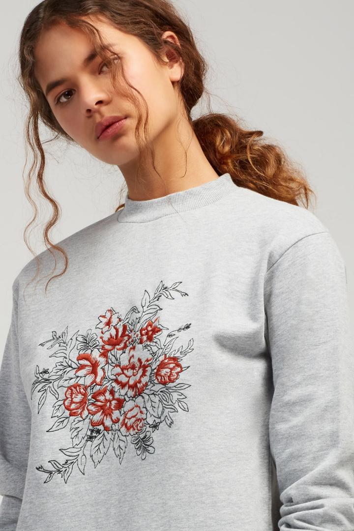The Fifth Look Once Jumper Grey Marle