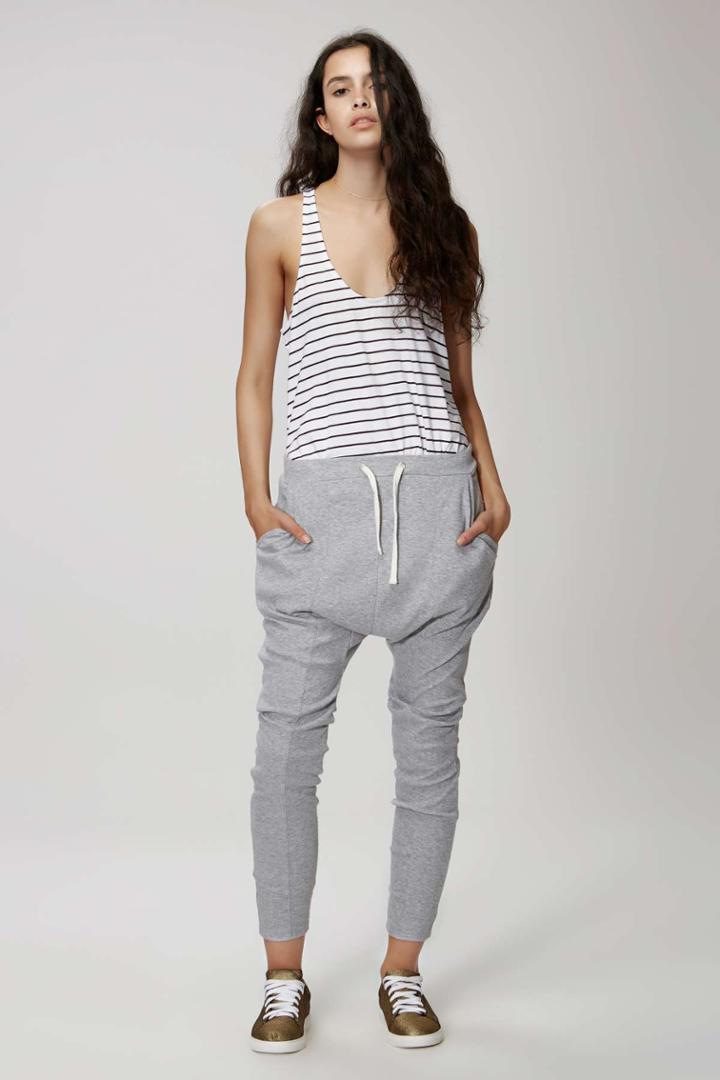 The Fifth The Fifth Fly With Me Pant Grey Marle